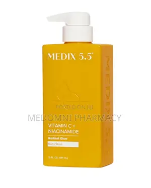 Medix 5.5 Radiant Glow Vitamin C Body Wash With Niacinamide – 15 Fl Oz