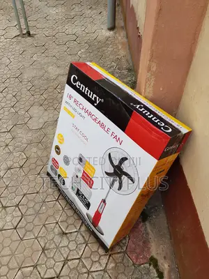 Century 18" Standing Fan Rechargeable – Powerful Airflow