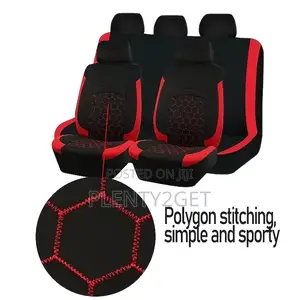 Universal Auto Seat Cover Set – Stylish Red