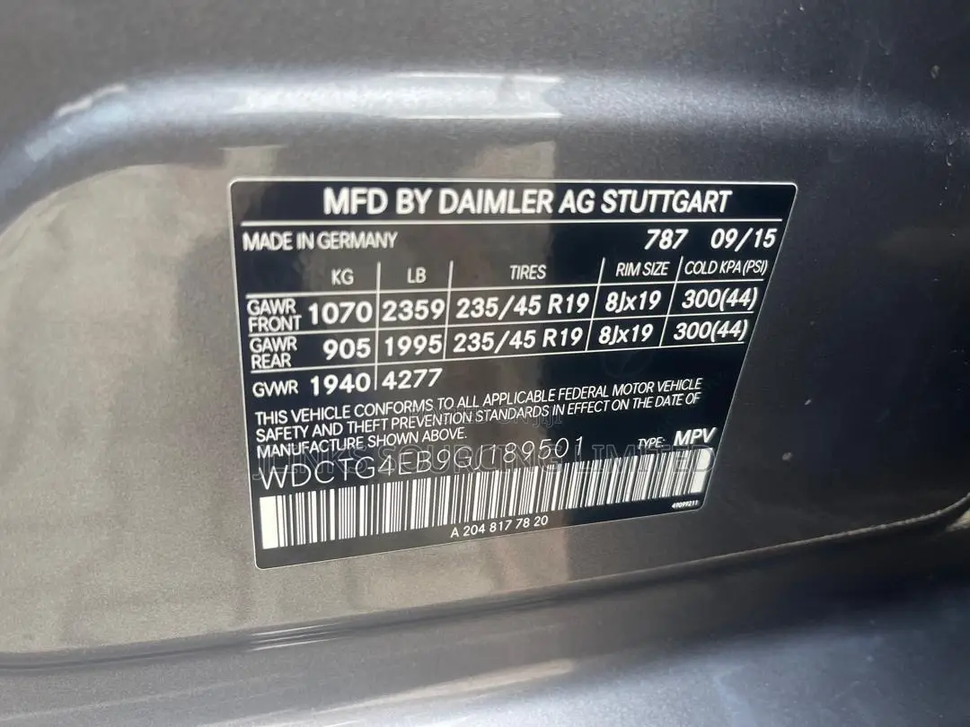 Mercedes-Benz GLA 250 2016 Gray