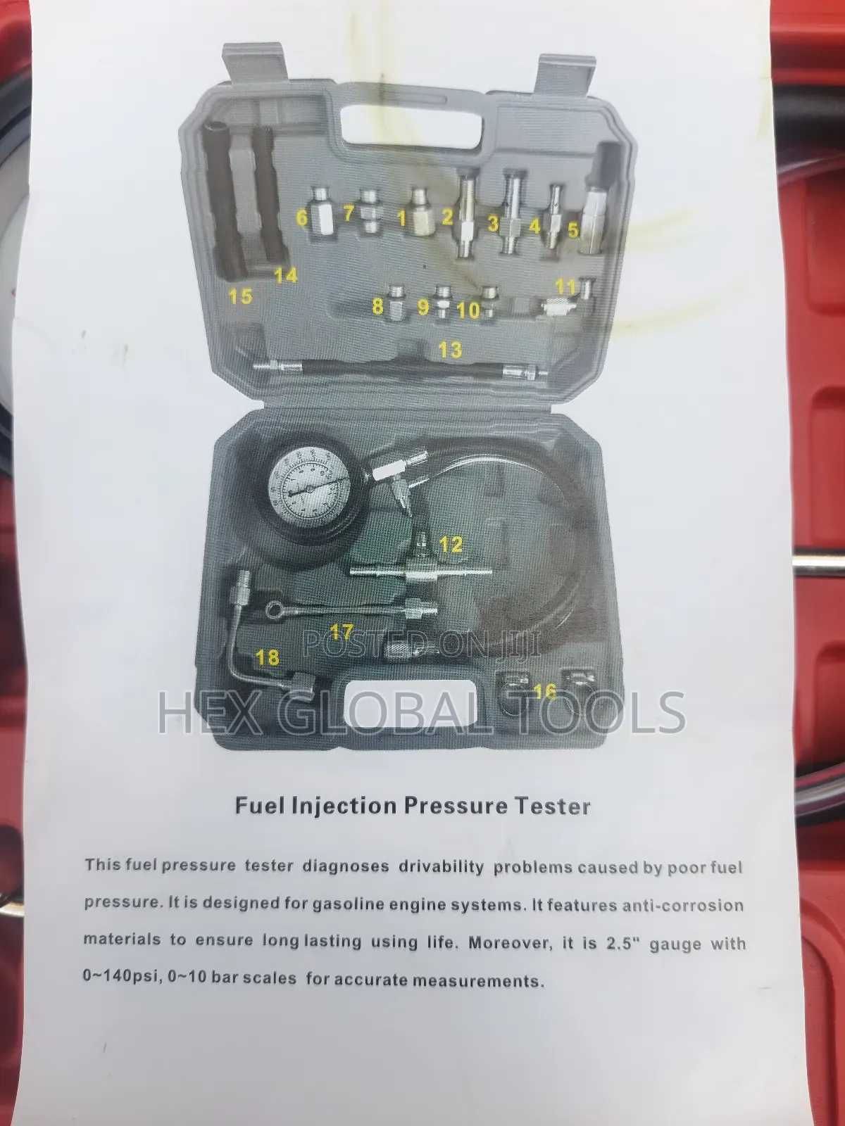 Fuel Injection Pressure Tester