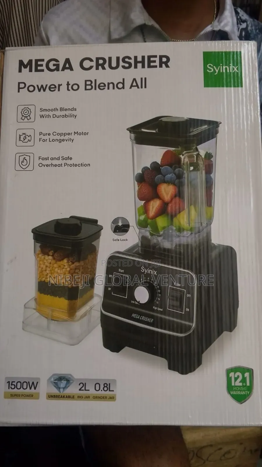 Syinix Mega Crusher Blender
