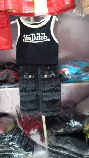 Boys Sleeveless Top and Jean Trouser