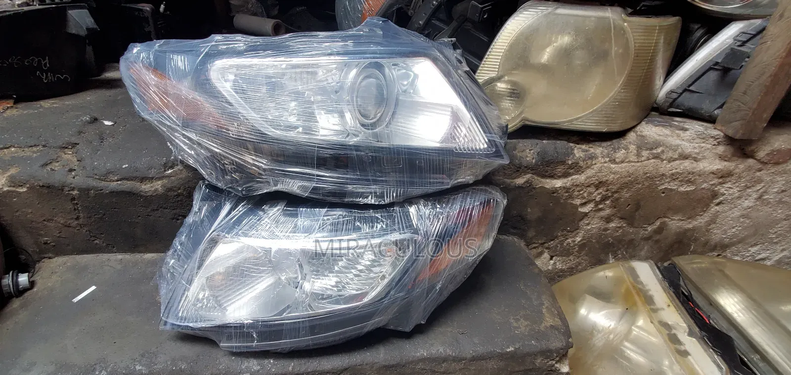 Headlight Lincoln MKS 2015 Model Set