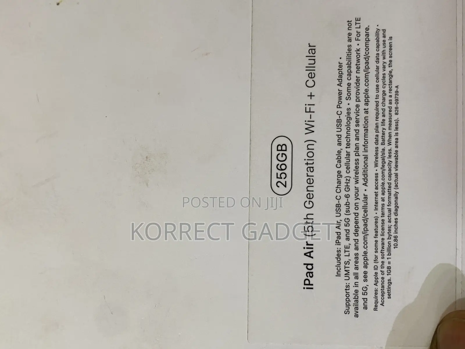 Apple iPad Air 256 GB