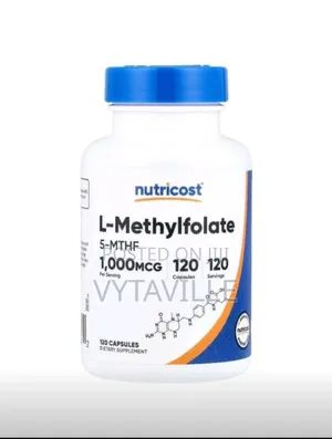 Nutricost L-Methylfolate 1000mcg Capsules X 120