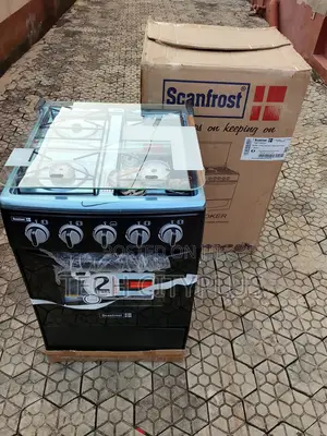 Scanfrost Sfc5401b 4-Burner Gas Cooker for Home Use