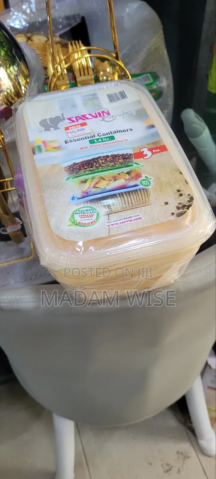 Essential Containers (3 Pcs) (Food Container)