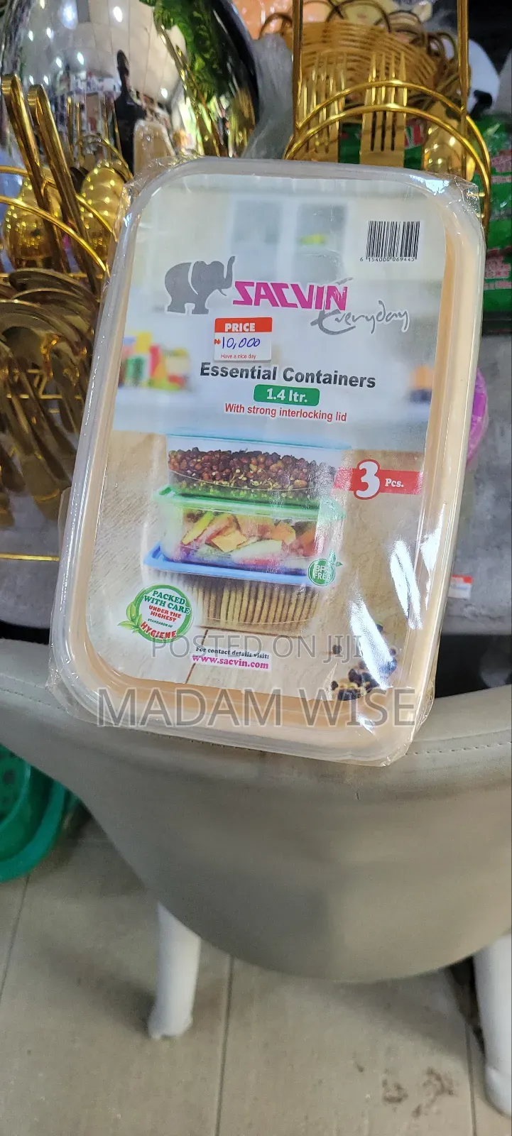 Essential Containers (3 Pcs) (Food Container)
