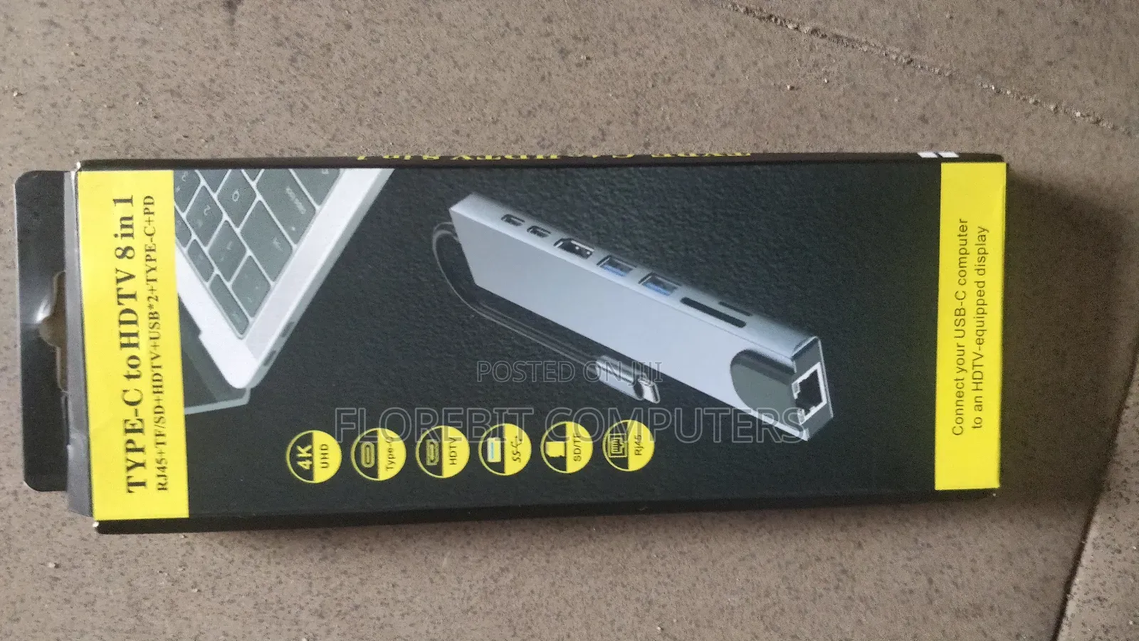 Typec to HDTV 8 in 1 Adapter