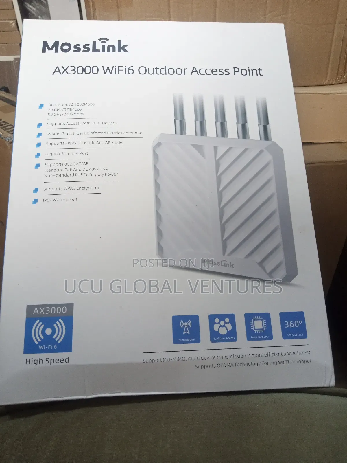Mosslink Ax3000 Wi-Fi 6 Outdoor Access Point