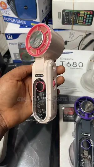 Fan (Portable Turbo Handheld Rechargeable Fan)