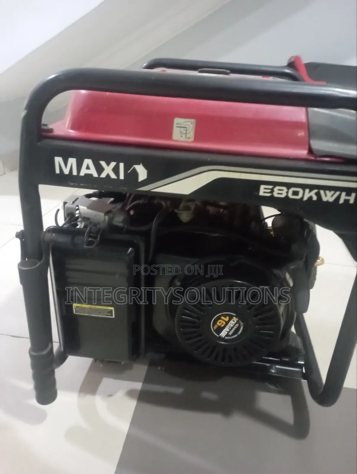 Maxi Generator E80kwh ( Red ) Slightly Used