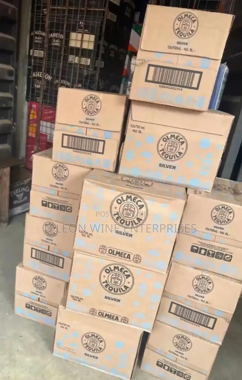 Olmaca Tequila Blanco Cartoon by ( 12 Bottles )