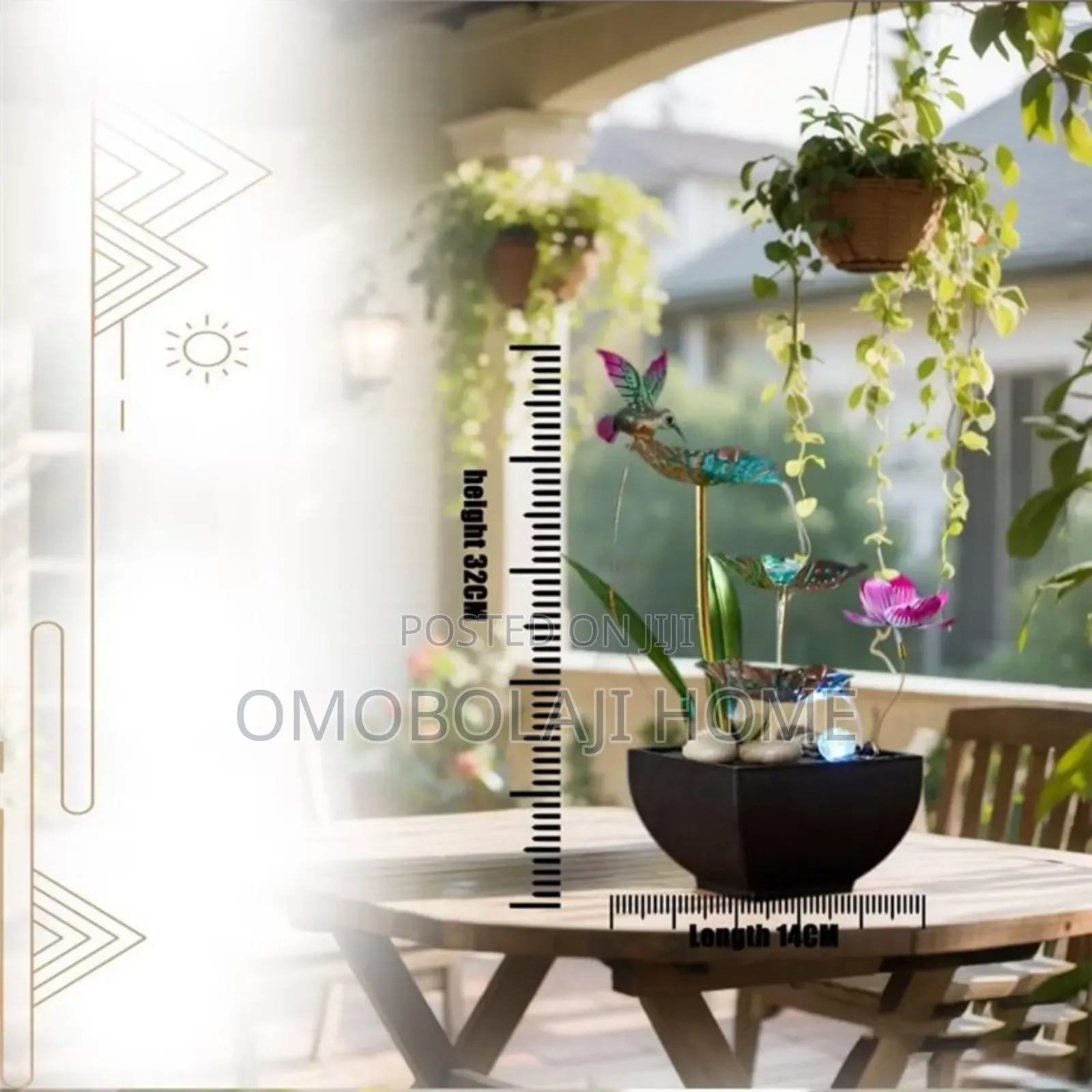 Water Fountain Home Decor