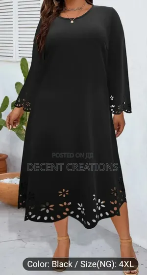 Mid - Year Promo: Plus Size Black Dress. Size 3xl