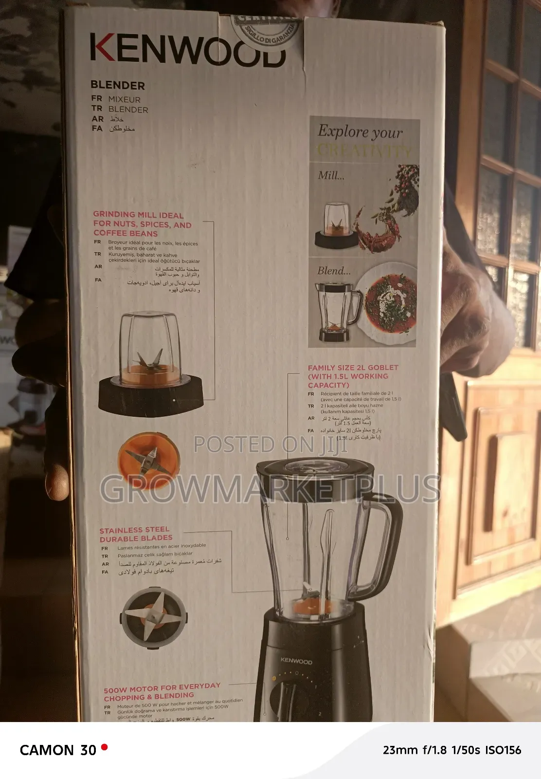Kenwood Blender (Blp15) – 2l | 500w