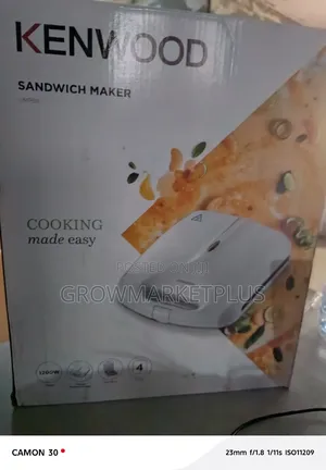 Kenwood Sandwich Maker Smp50 – 4 Slice | Powerful Easy‐To‐Use