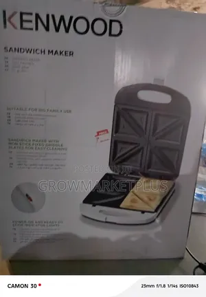 Kenwood Sandwich Maker Smp50 – 4 Slice | Powerful Easy‐To‐Use