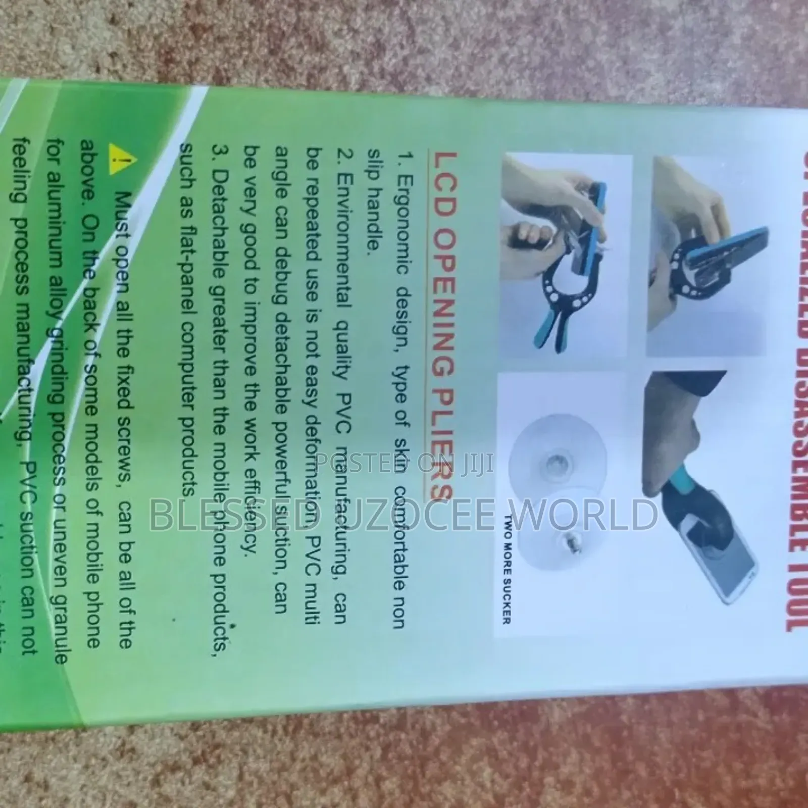 Multi-Angel PVC Suction Cup, LCD Screen Opening Plier Disassemble Tool