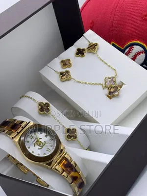 Chanel Ladies Quality Watch and Jewelry Set as Seen