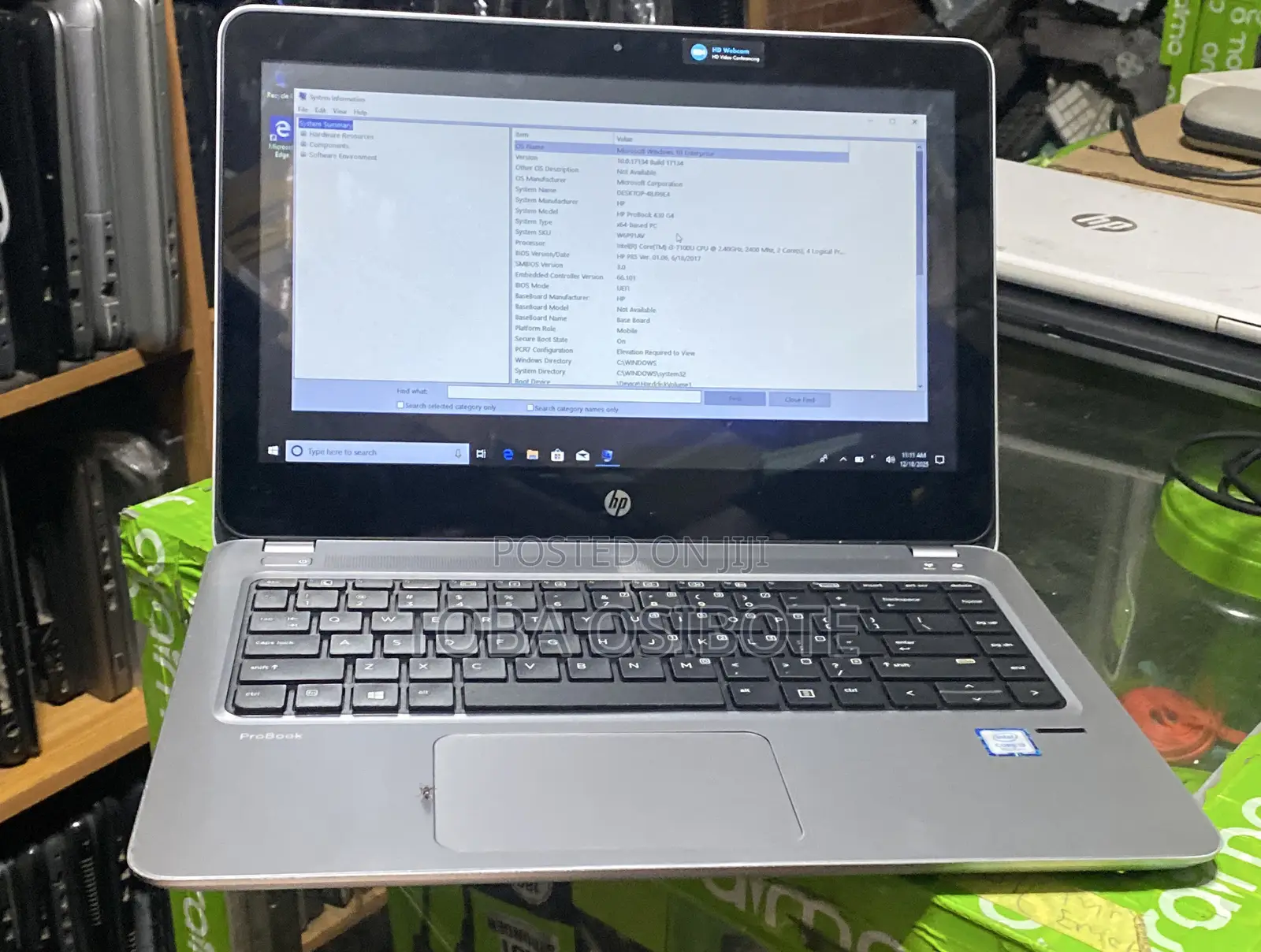 Laptop HP 430 G4 8GB Intel Core i3 SSD 128GB