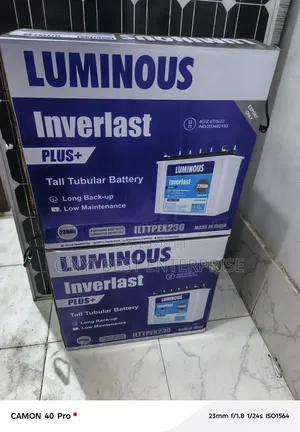 Luminous Inverlast Plus Tubular Battery 230ah 12v Solar Battery