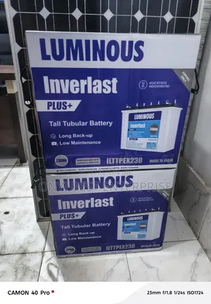 Luminous Inverter Tubular Battery Inverlast Plus 230ah