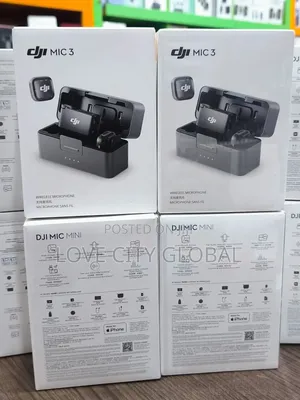 Dji Mic 3 Microphone (2 Tx + 1 Rx + Charging Case) for Phone Camera