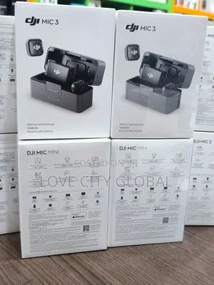 Dji Mic 3 Microphone (2 Tx + 1 Rx + Charging Case) for Phone Camera