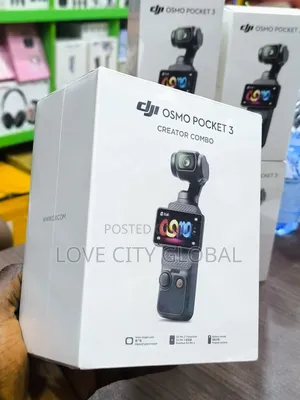 Dji Osmo Creator Combo Pocket 3 Action Camera 3-Axis Face Track,Mic