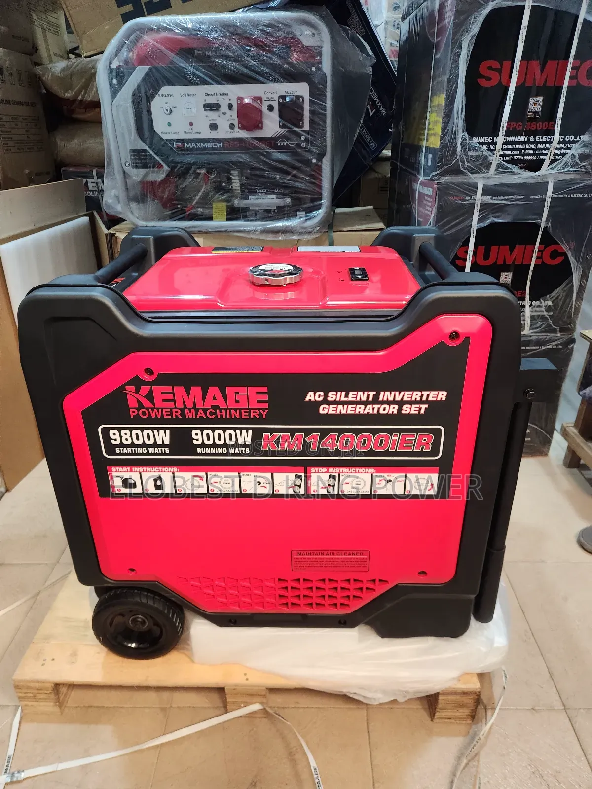 10kva Kemage Ac Silent Inverter Generator Set With Remote Control