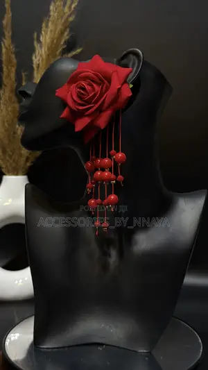 Red Pearl Earring
