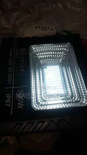 Sx 500w Led Solar Floodlight With High Quality Solar Panel Cell-Remote