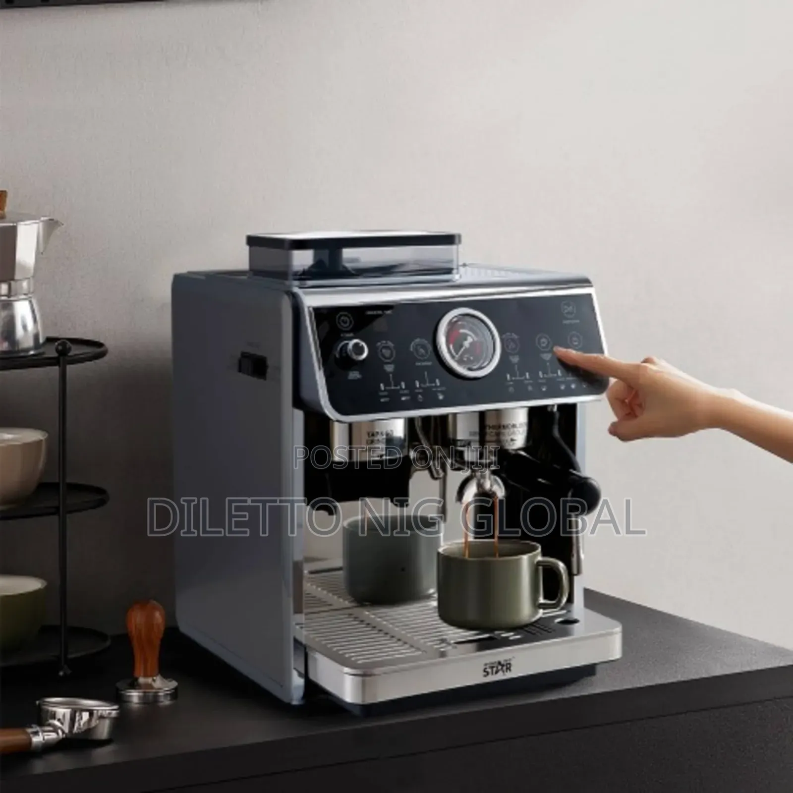 Commercial Multifunctional Coffee Machine With Grinder
