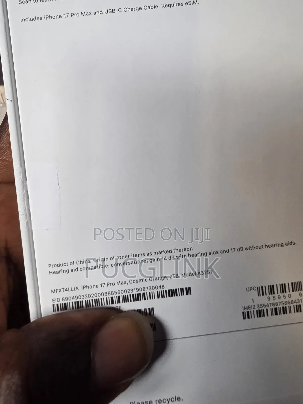 New Apple iPhone 17 Pro Max 2 TB