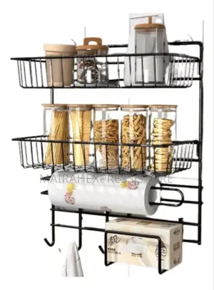 Kitchen Shelf Wall-Mounted Shelf Organizer (2st7)