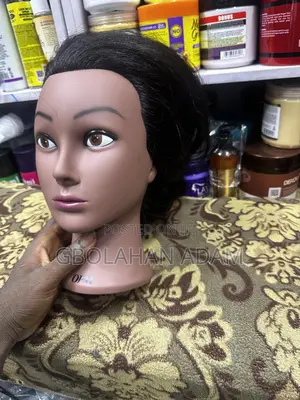 Human Hair Training Head Dummy Mannequin