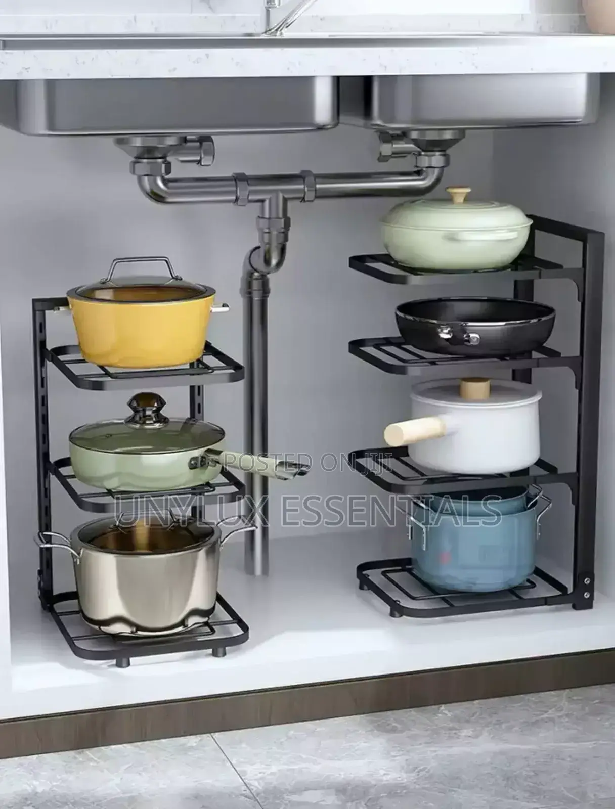 5 Tiers Pan Pot Organizer Rack