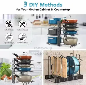 5 Tiers Pan Pot Organizer Rack