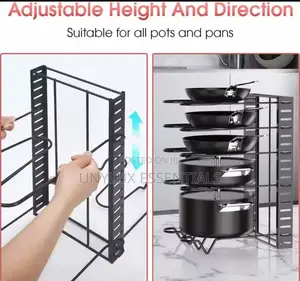 5 Tiers Pan Pot Organizer Rack