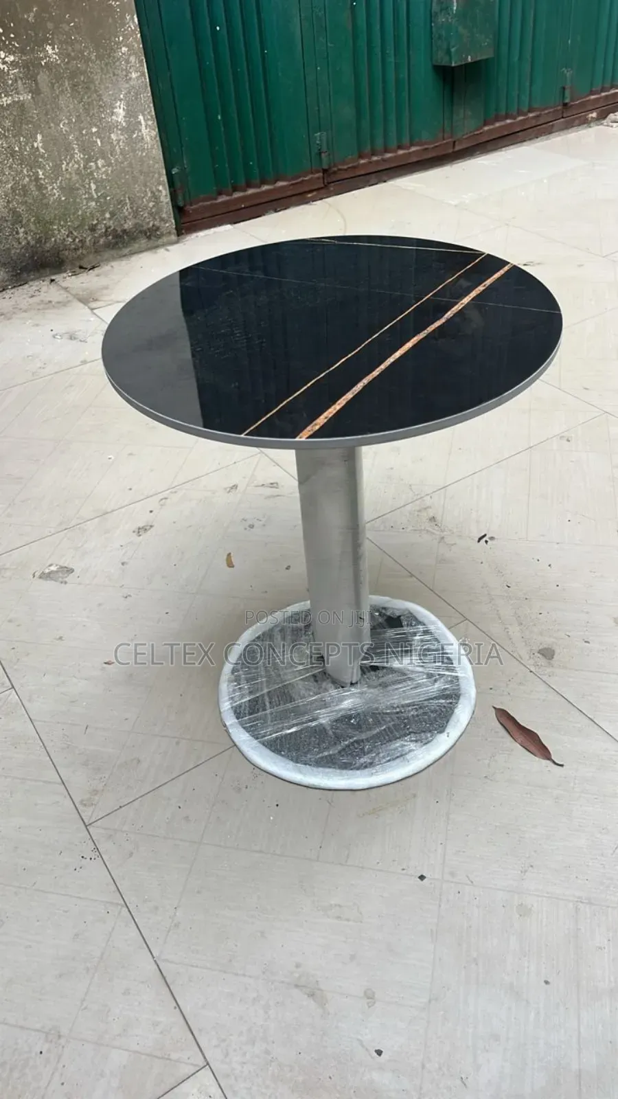 Modern Black Sides Stool