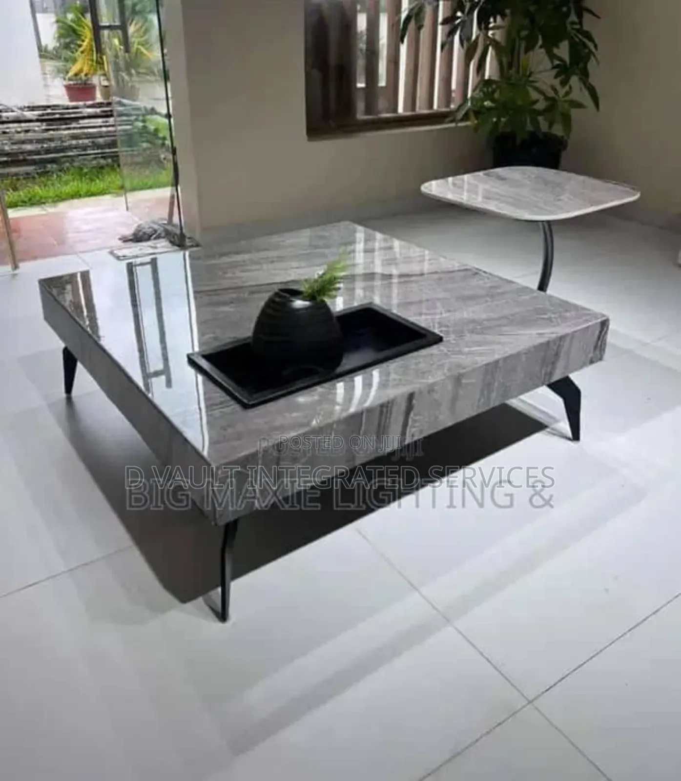 Center Table With Marble Top