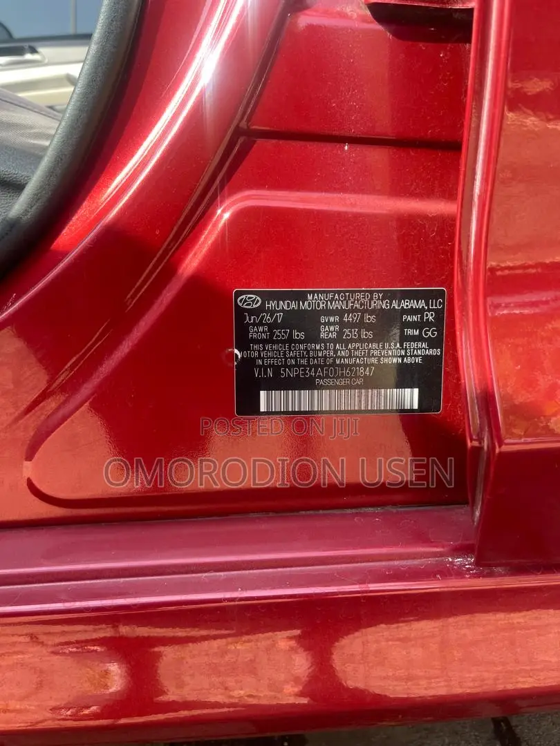 Hyundai Sonata 2018 Red