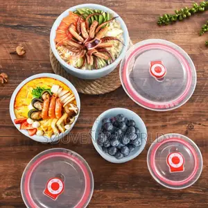 Premium 3-in-1 Elegant Food Storage Bowl Set (Gift Box Included)
