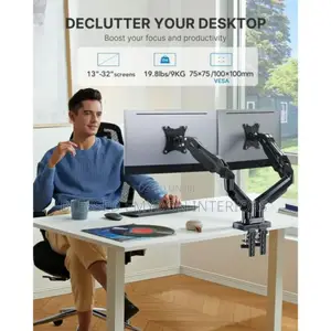 Monitor Stand 13 to 32 Inch Swivel Vesa Bracket With C Clamp