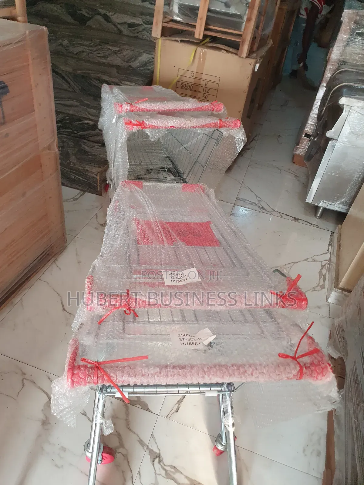 60liters Supermarket Trolley Stainless