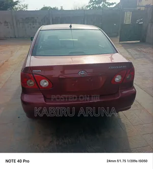 Toyota Corolla 2005 Red