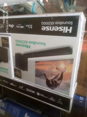 Hisense Soundbar Ax3100q-Ax 3.1ch Doblby Atmos 500w Soundbar.