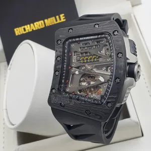 "Richard Mille Inspired Rubber Strap Automatic Watch